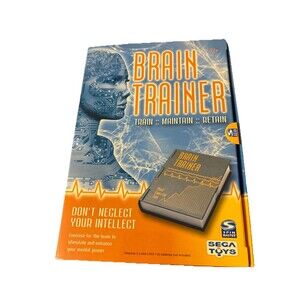 Vintage 2004 Sega Toys Electronic Brain Trainer Game For Kids Elderly Or Disable